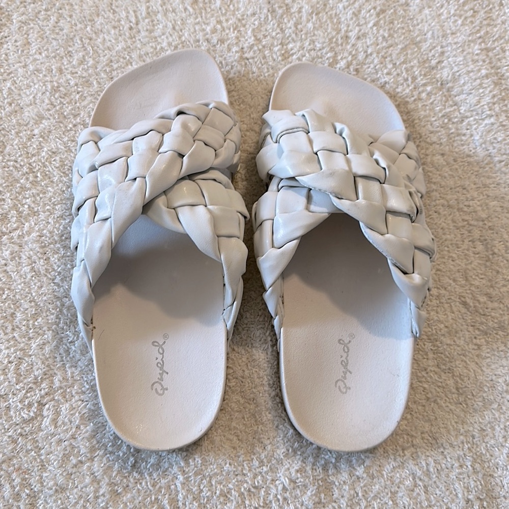 Qupid Braided Sandals